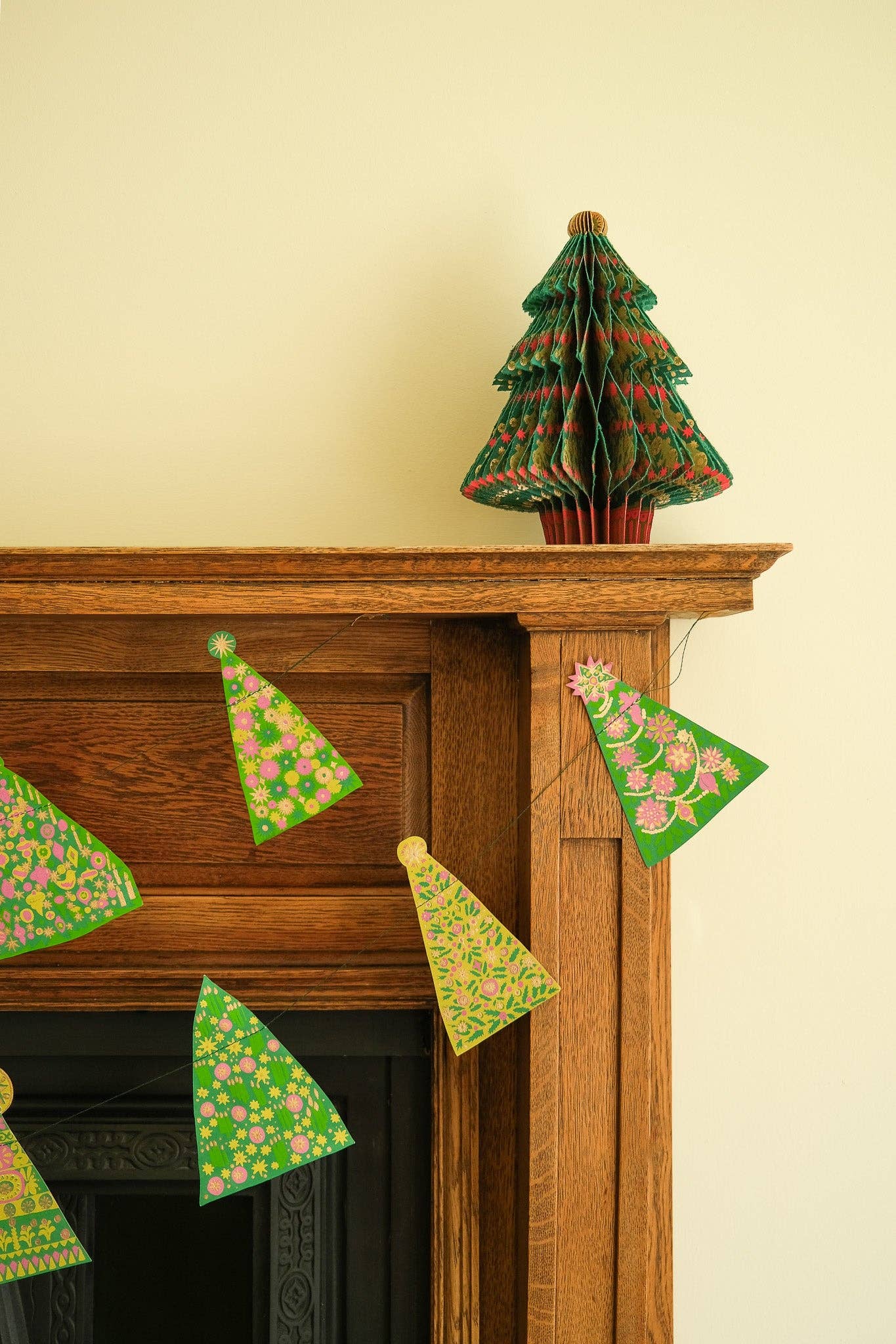 Midcentury Trees Sewn Garland - Violet Elizabeth -
