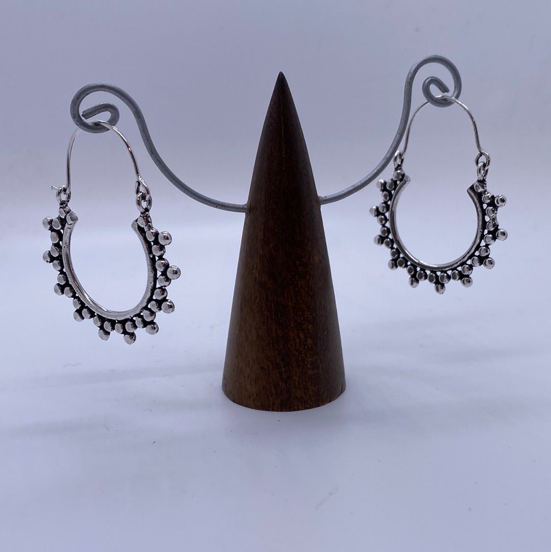 Oh Balls hoop earrings - Violet Elizabeth - Jewellery