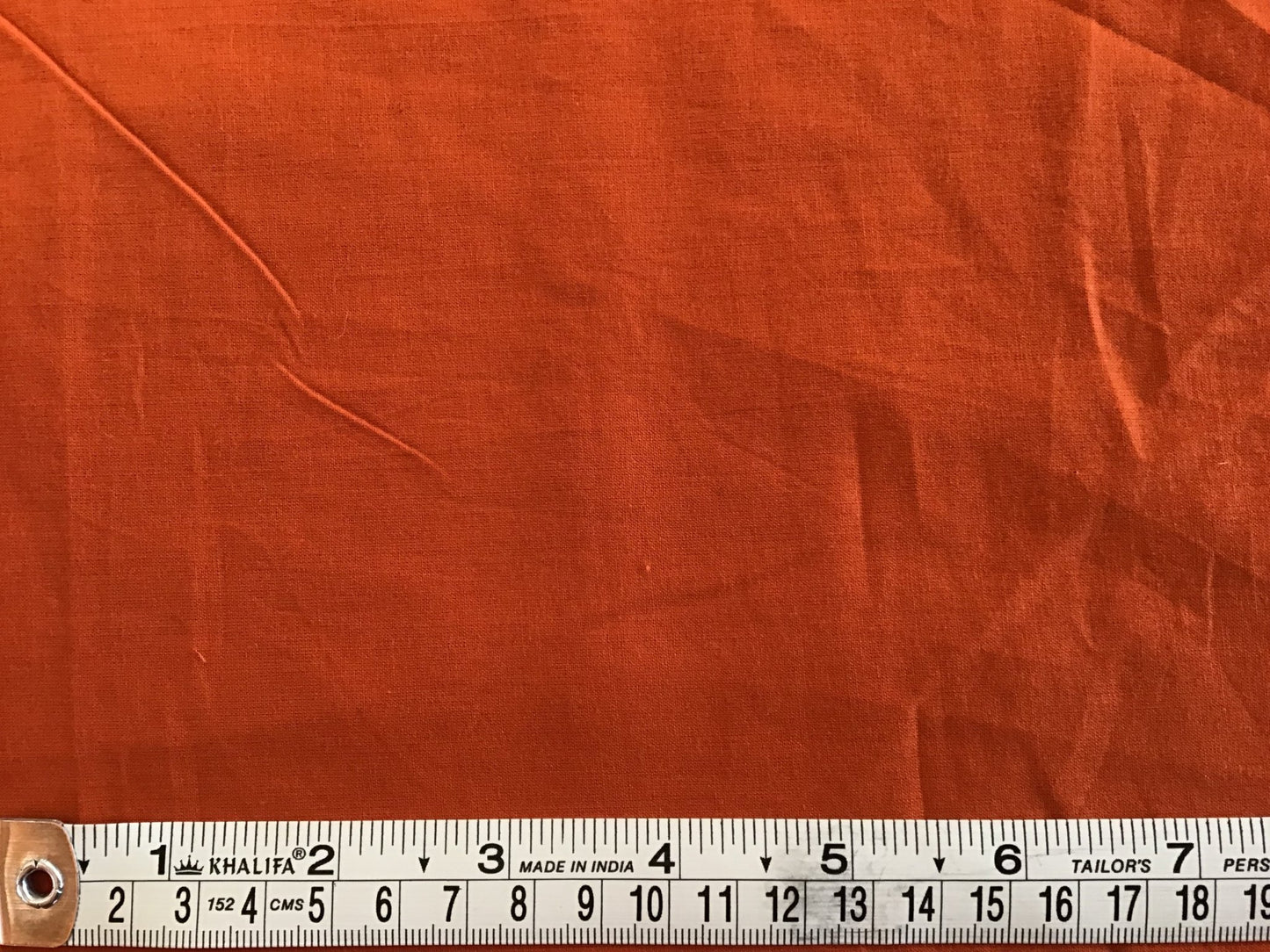 Orange Plain coloured Fabric 100% Cotton - Violet Elizabeth - Haberdashery