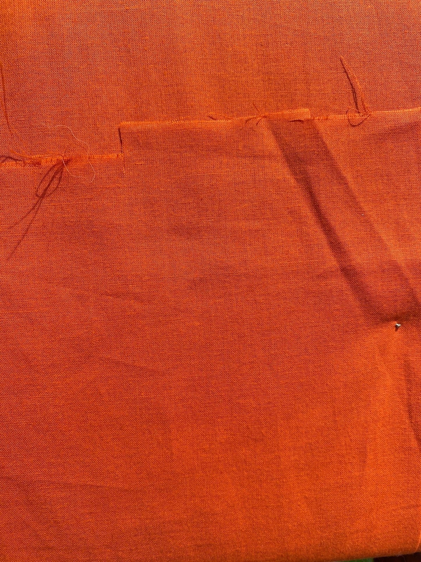 Orange Plain coloured Fabric 100% Cotton - Violet Elizabeth - Haberdashery