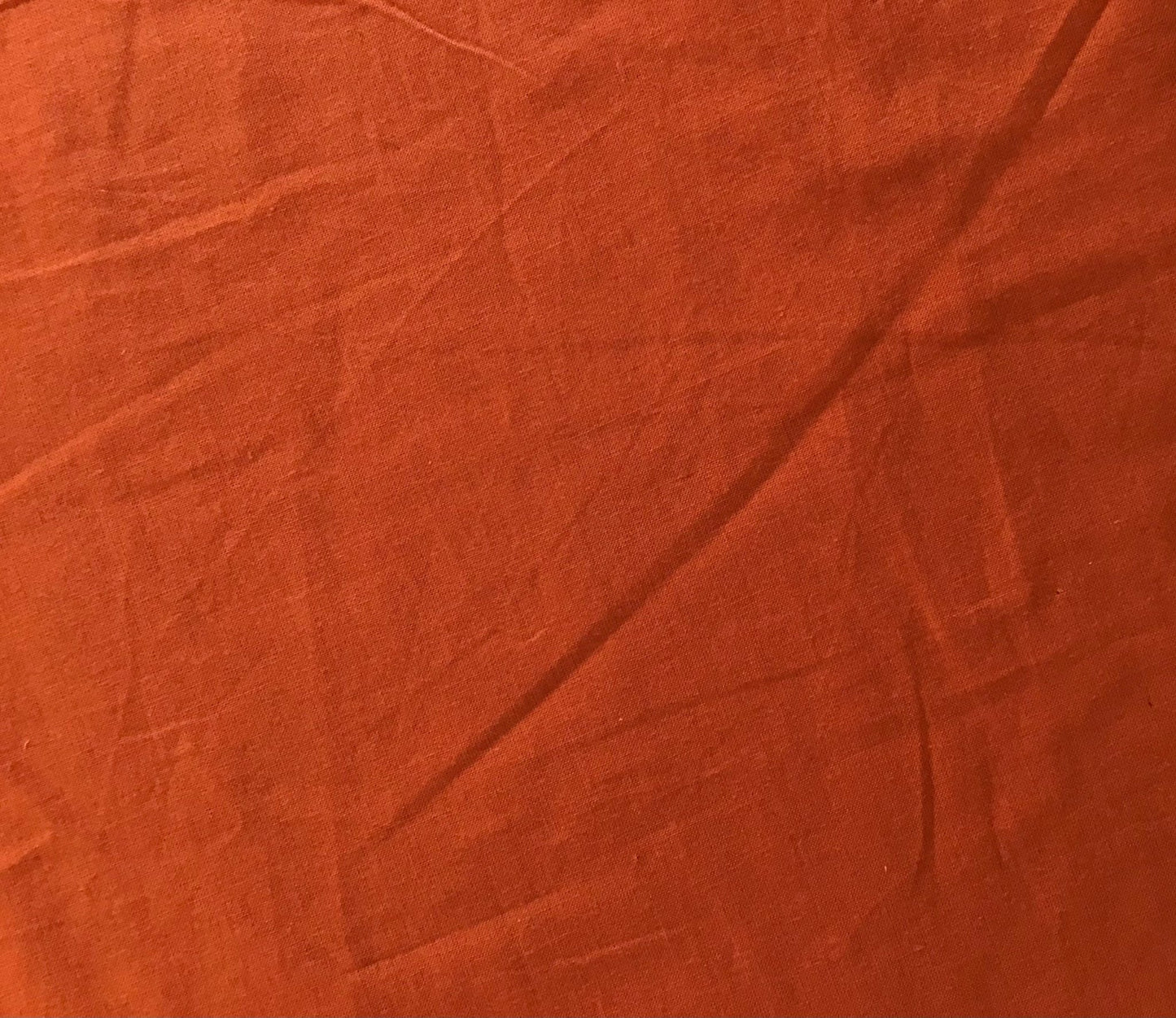 Orange Plain coloured Fabric 100% Cotton - Violet Elizabeth - Haberdashery