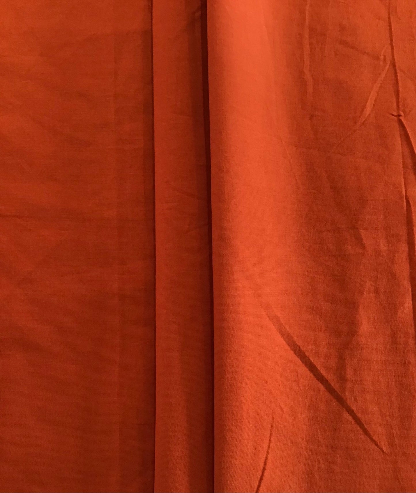 Orange Plain coloured Fabric 100% Cotton - Violet Elizabeth - Haberdashery