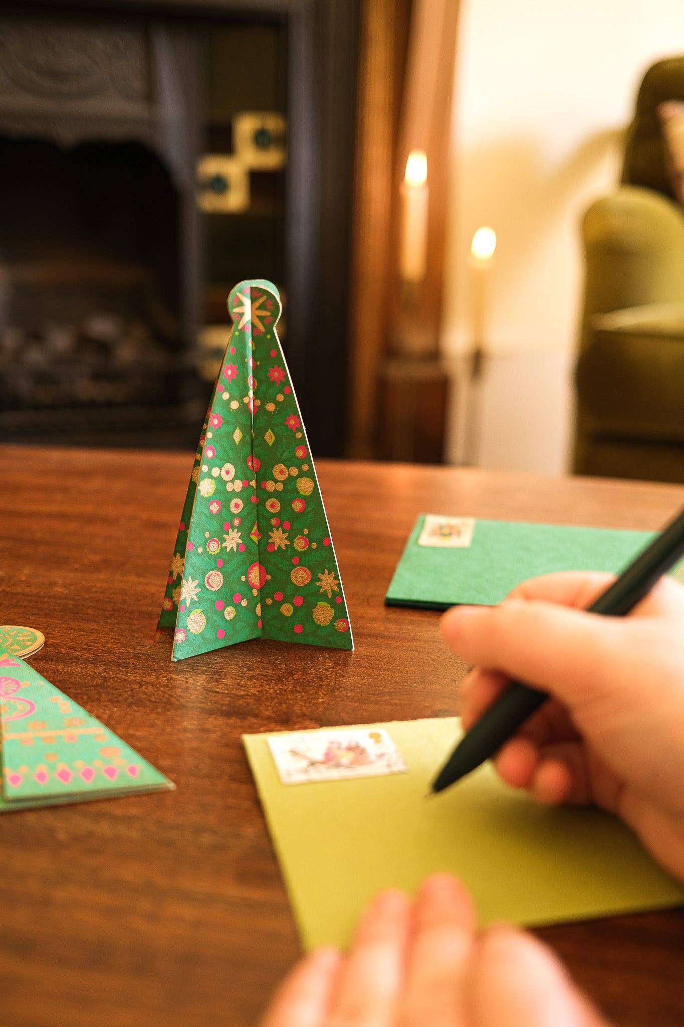 Ornament Tree Greeting Card - Violet Elizabeth -