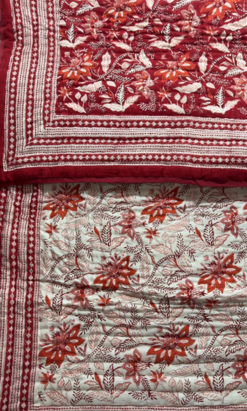 Punica granatum - Violet Elizabeth - Linens & Bedding