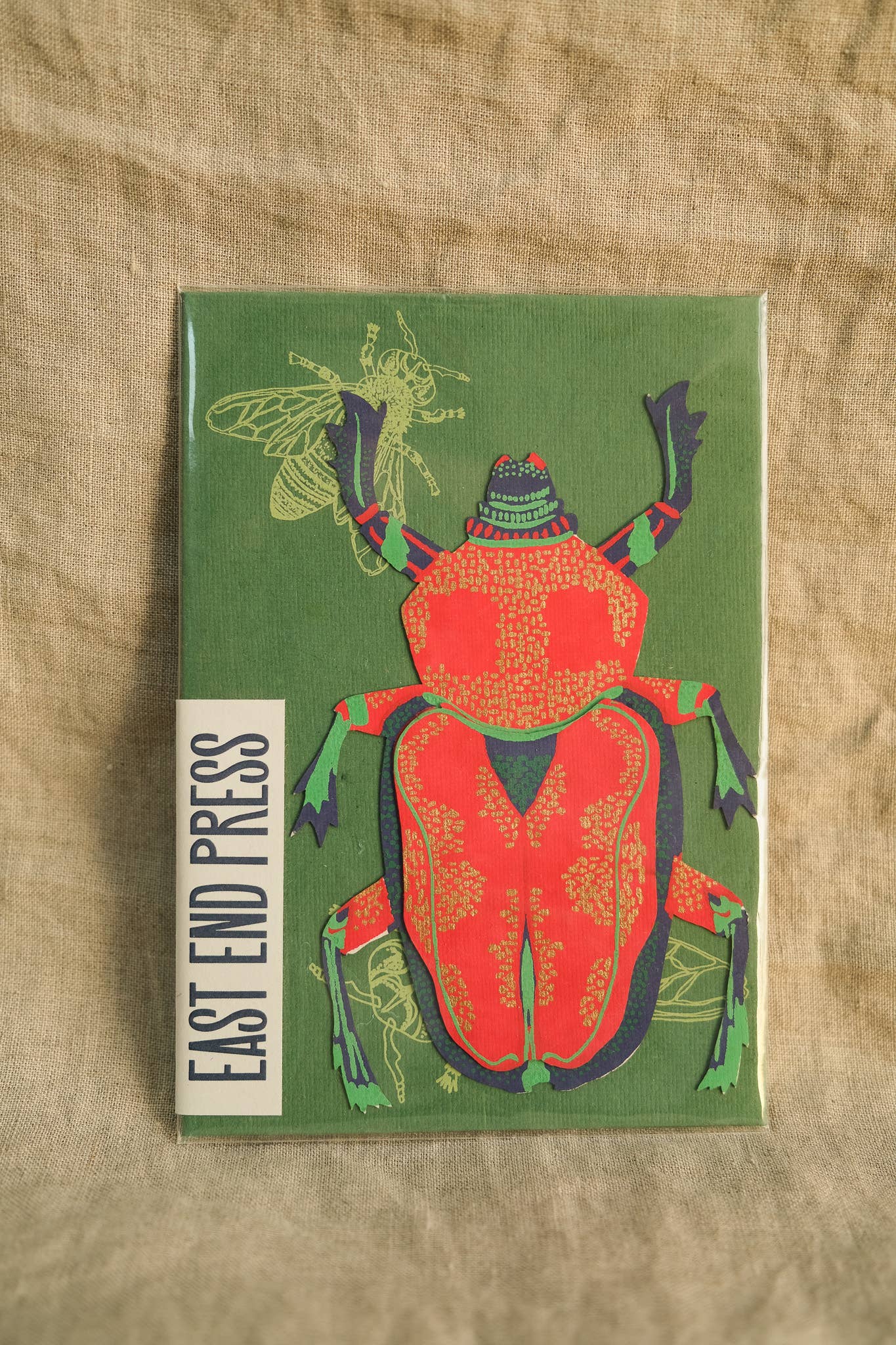 Scarab Beetle Greeting Card - Violet Elizabeth - Gift Cards