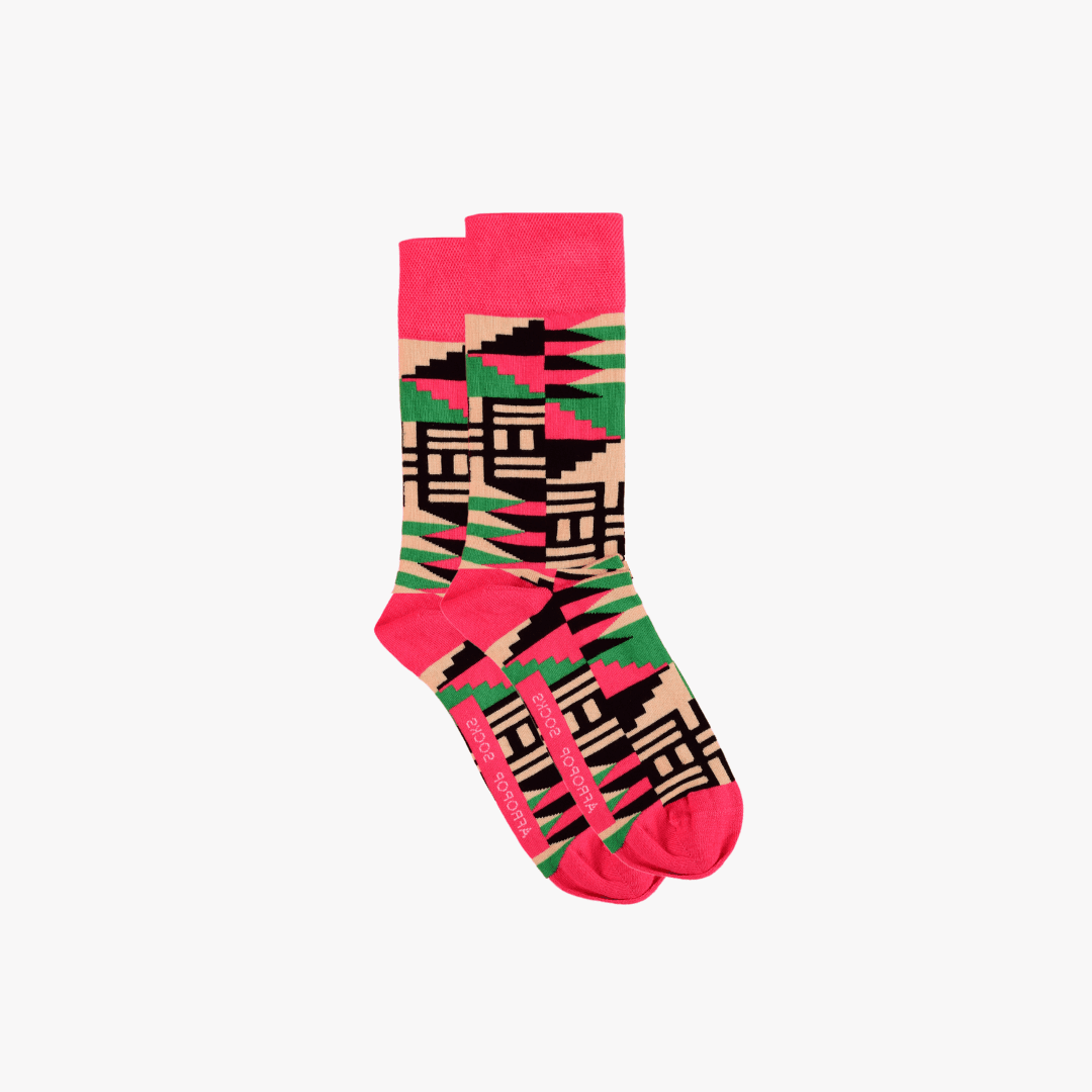Scholar Socks (Pink): M - Violet Elizabeth -