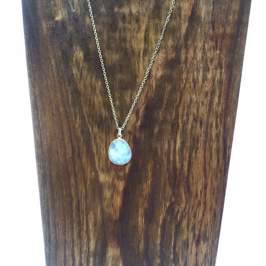 Speckled moonstone necklace - Violet Elizabeth - Jewellery