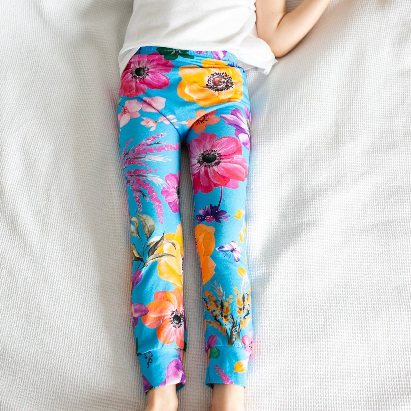 Summer Garden Leggings: 2 - 3 Y - Violet Elizabeth -