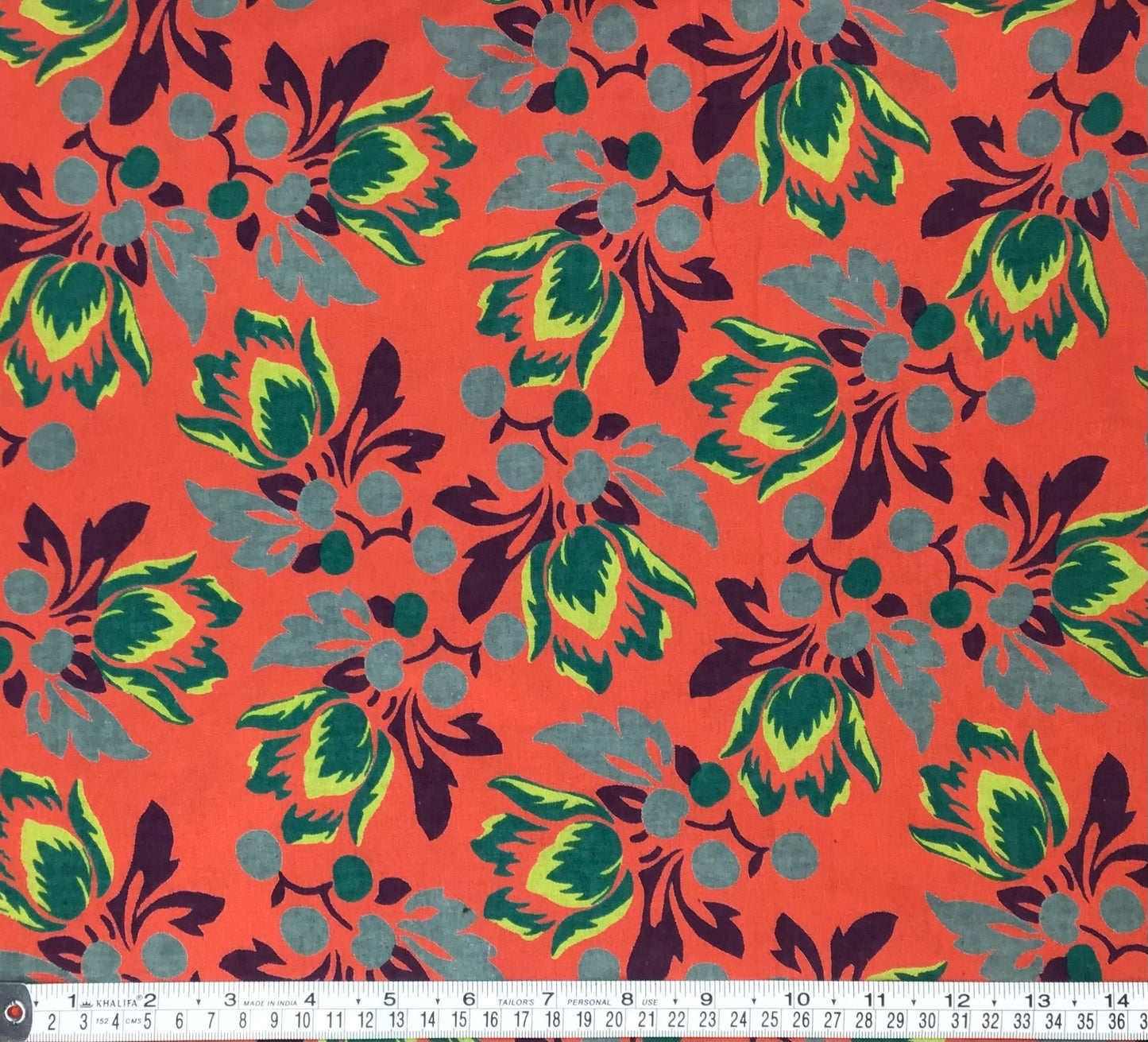 Sun kissed orchard Screen Printed Fabric 100% Cotton - Violet Elizabeth - Haberdashery