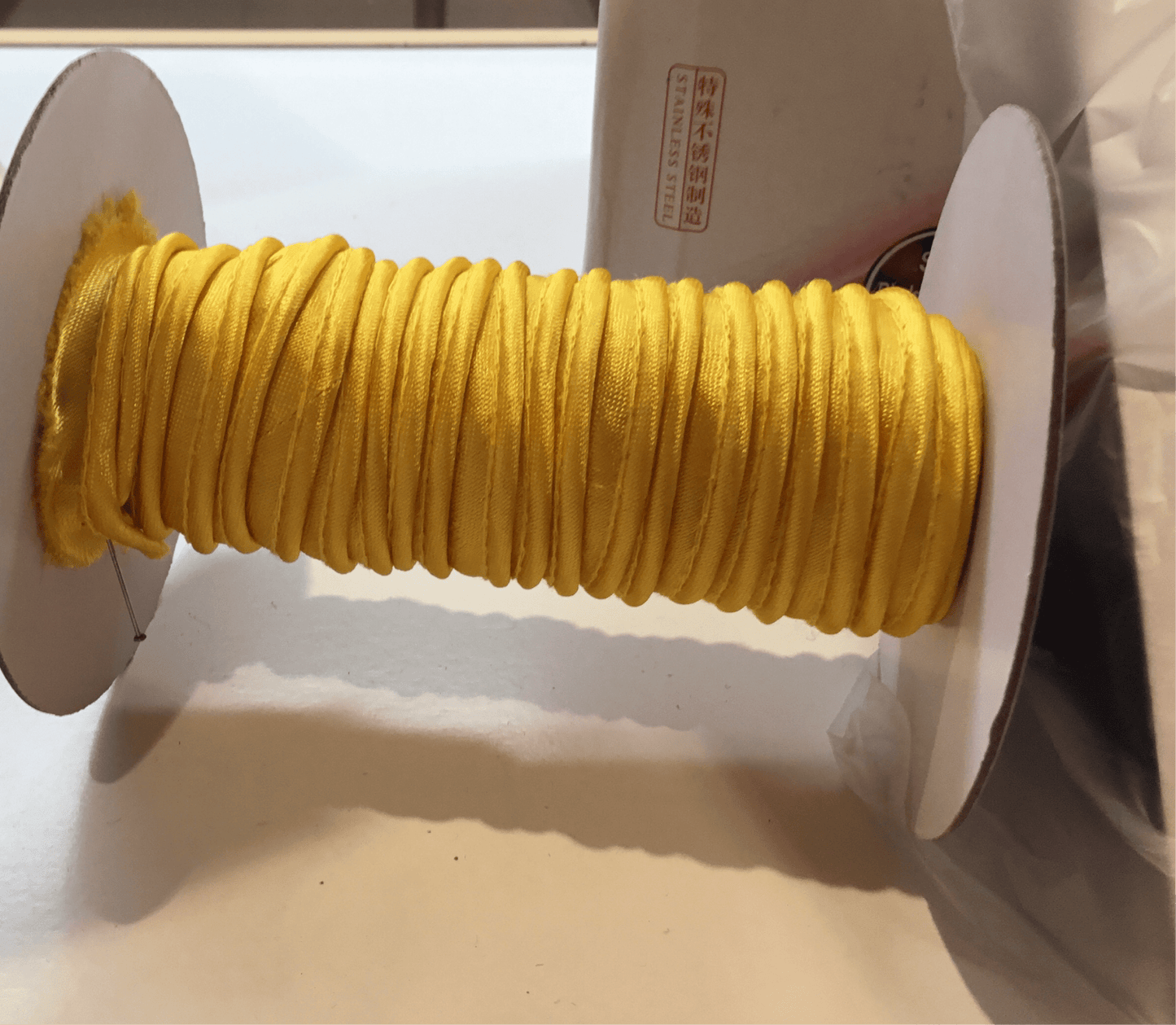 Sun yellow piping 10mm - Violet Elizabeth - Haberdashery