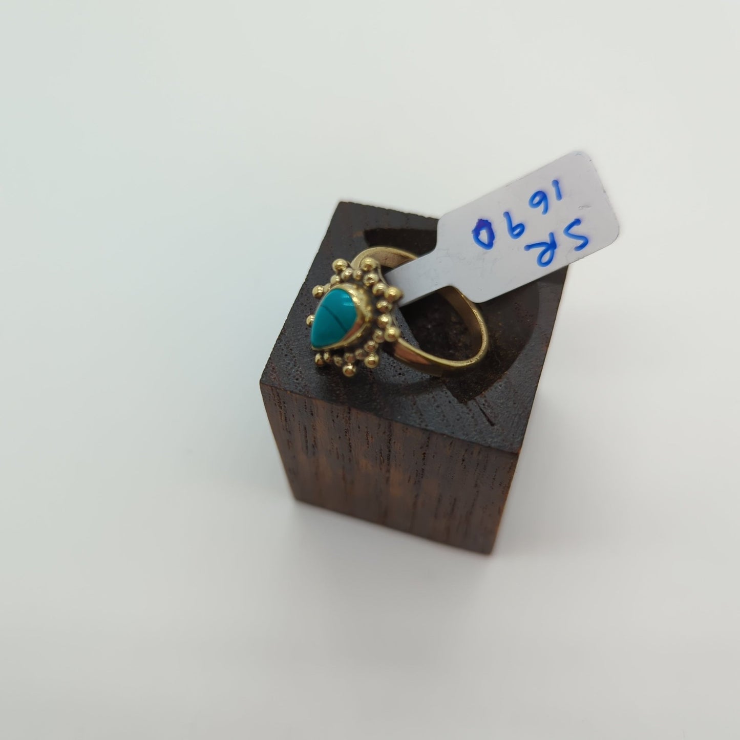 tear drops of dreams brass ring - Violet Elizabeth - Jewellery