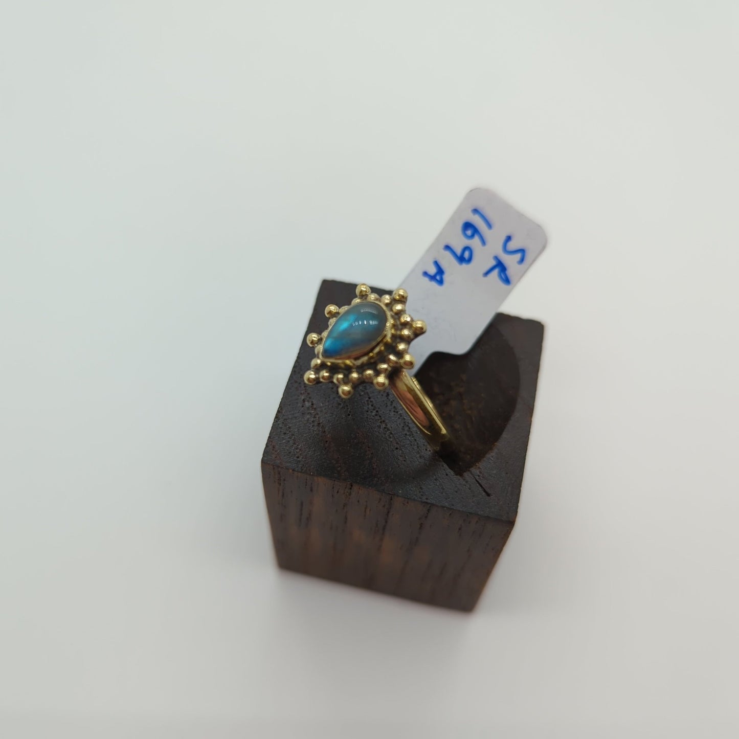 tear drops of dreams brass ring - Violet Elizabeth - Jewellery