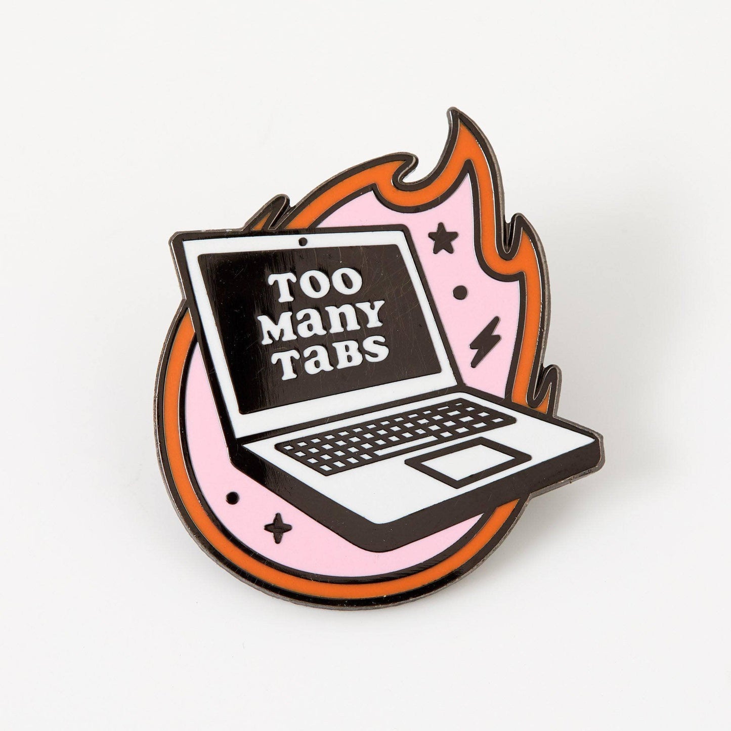 Too many Tabs Enamel Pin - Violet Elizabeth - Jewellery