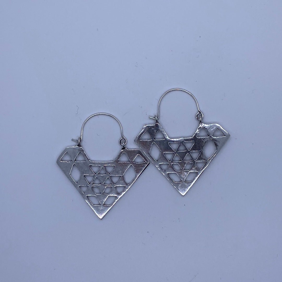 Triagular lover earrings - Violet Elizabeth - Jewellery