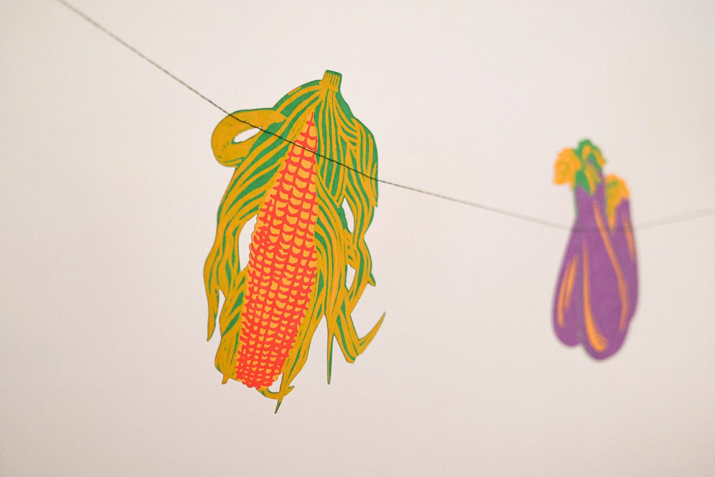 Vegetable Sewn Garland - Violet Elizabeth -