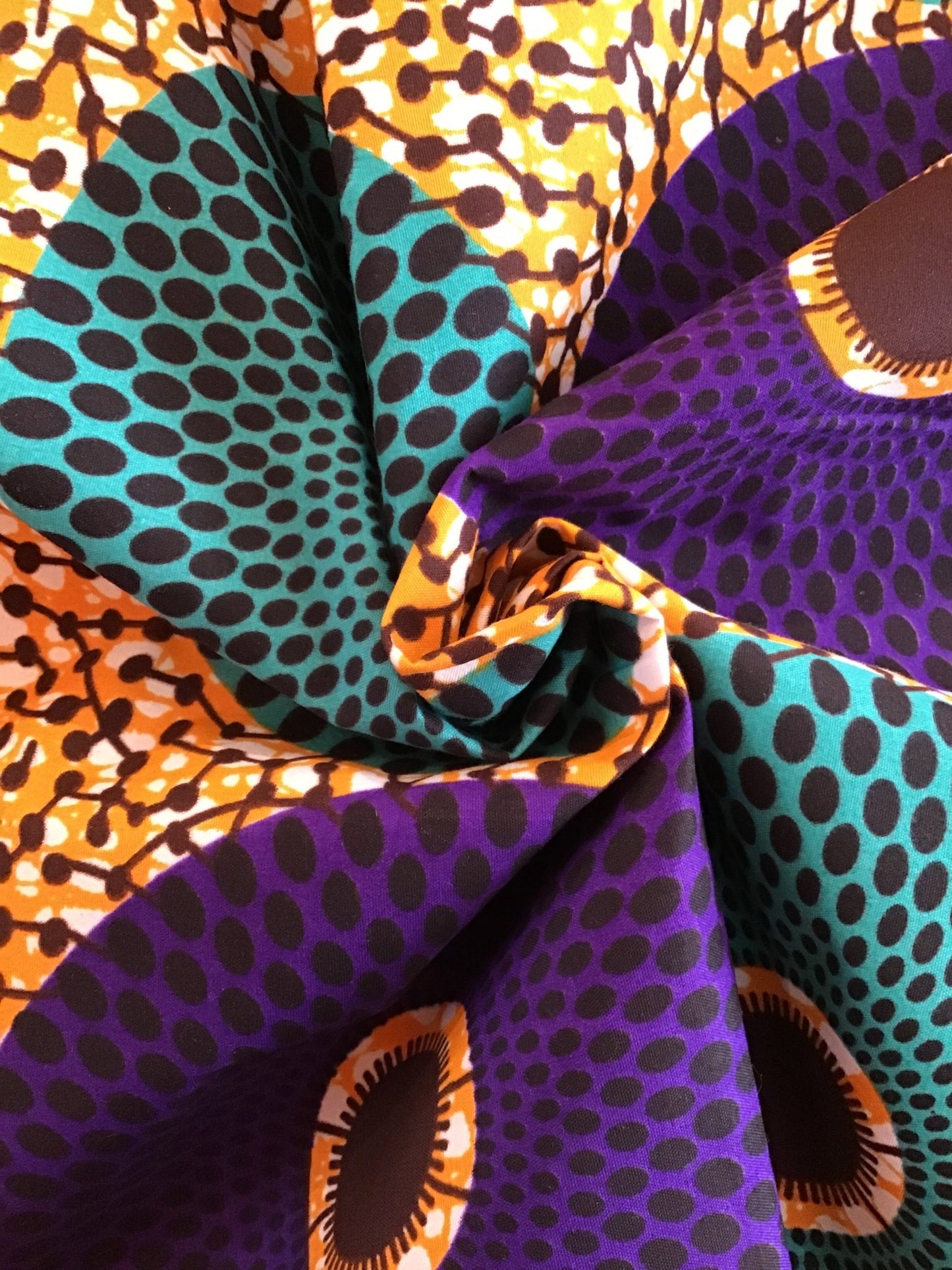 Wax print fabric - Violet Elizabeth - Haberdashery