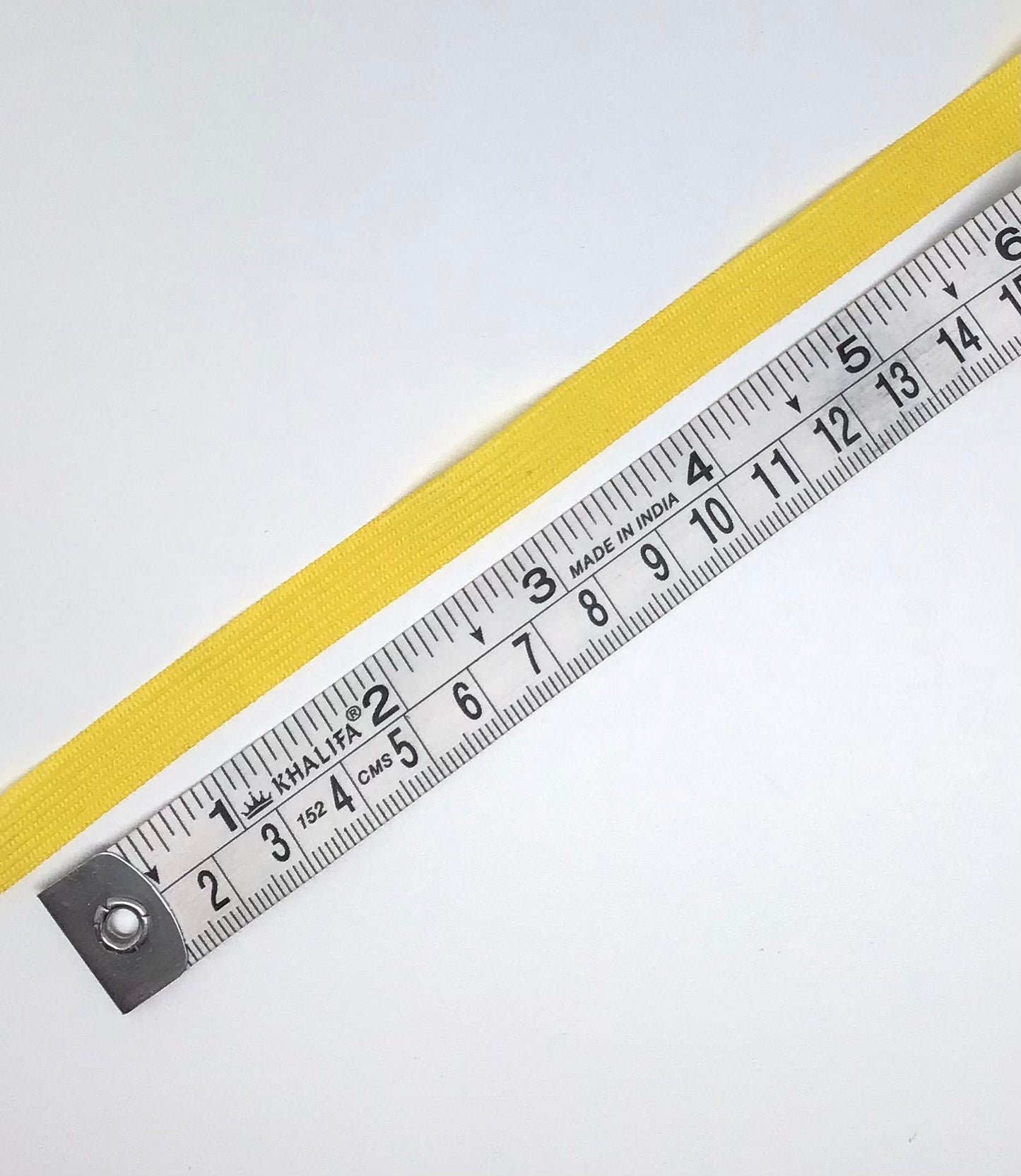 Yellow 10mm tape herringbone - Violet Elizabeth - Haberdashery