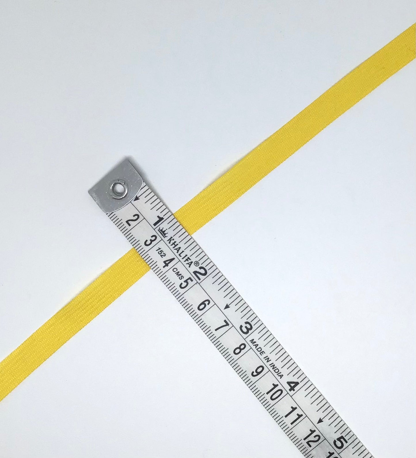 Yellow 10mm tape herringbone - Violet Elizabeth - Haberdashery