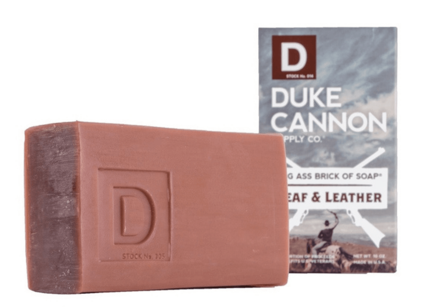 Big Ass Brick of Soap - Leaf and Leather - Violet Elizabeth - Shaving & Grooming