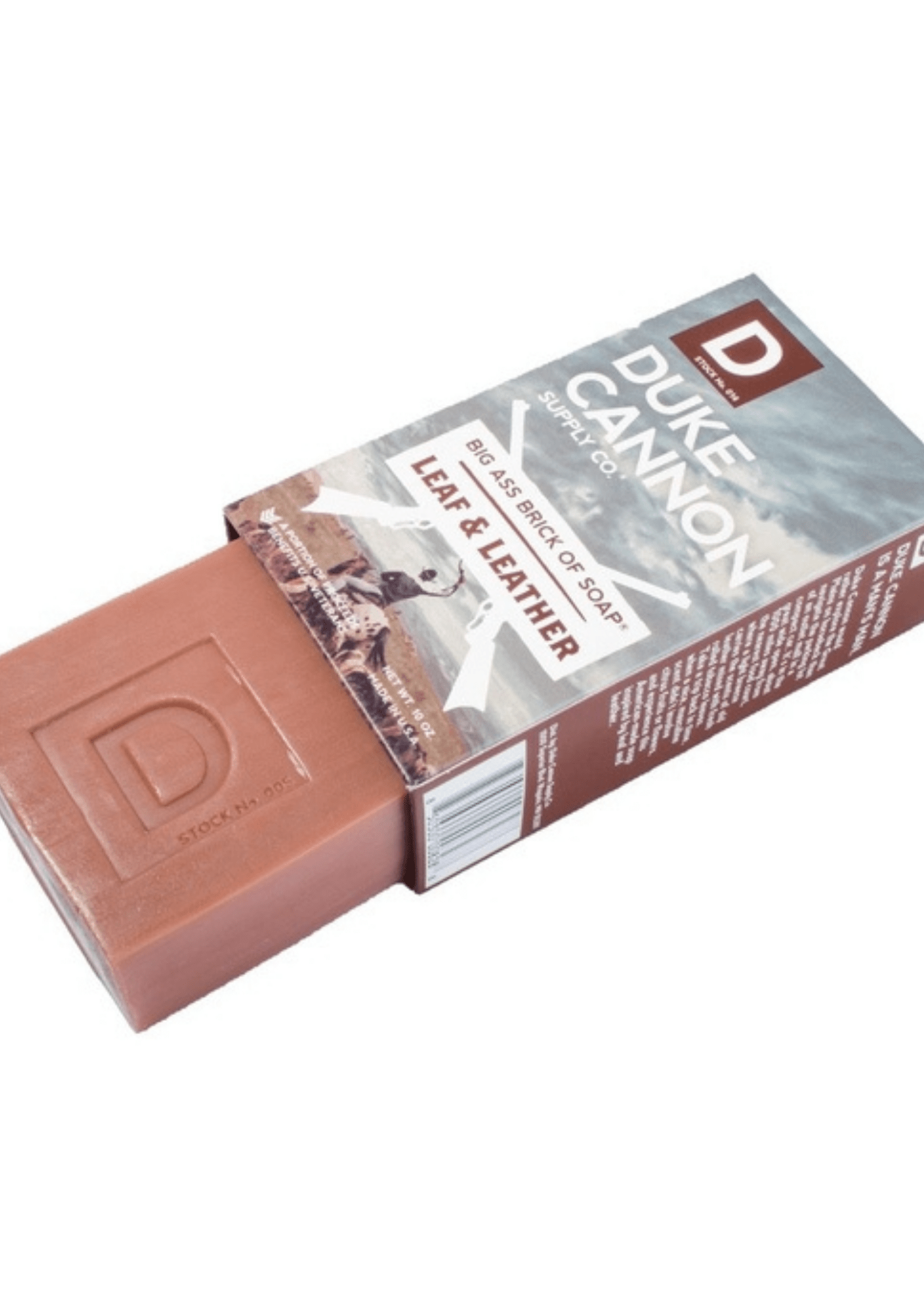 Big Ass Brick of Soap - Leaf and Leather - Violet Elizabeth - Shaving & Grooming