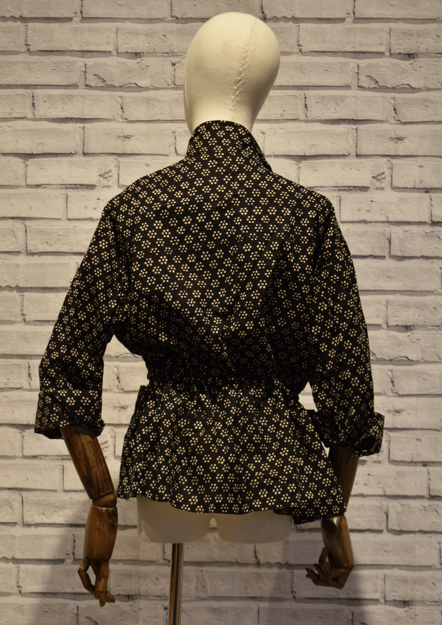 Black Safari Suit Jacket - Violet Elizabeth - Clothing