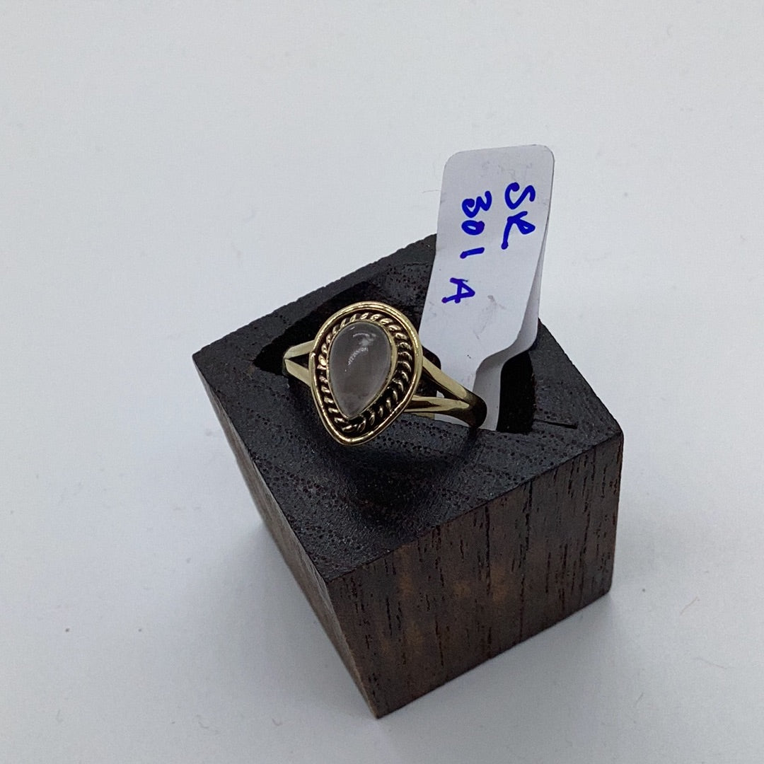 Dragons Heart Brass & silver Ring: Various Stones - Violet Elizabeth - Jewellery