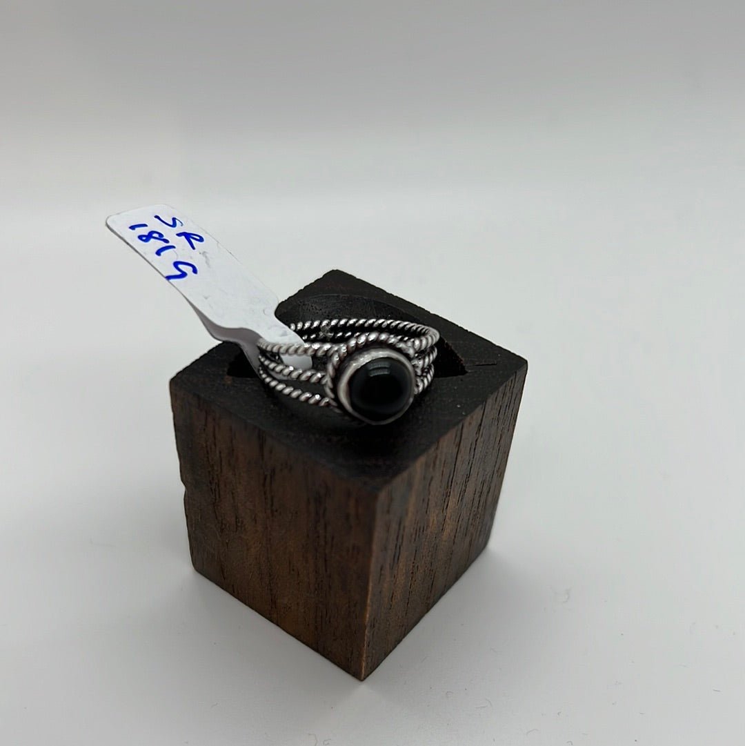 Elvis's quiff Brass Ring: Various Stones - Violet Elizabeth - Jewellery