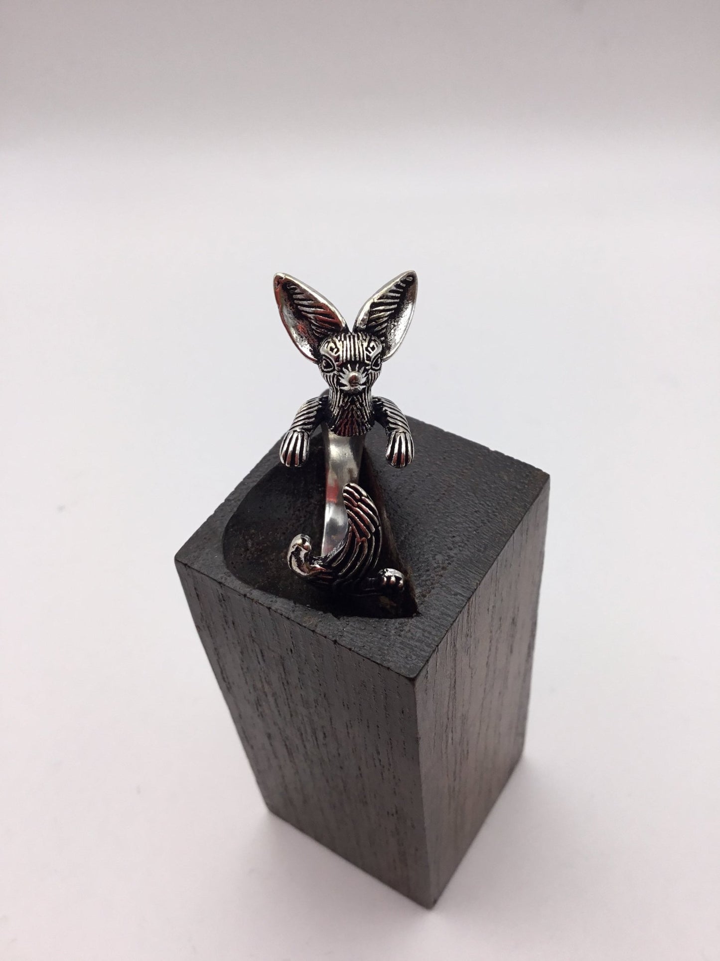 Foxy Ring: Brass and Silver Plated Brass - Violet Elizabeth - Jewellery