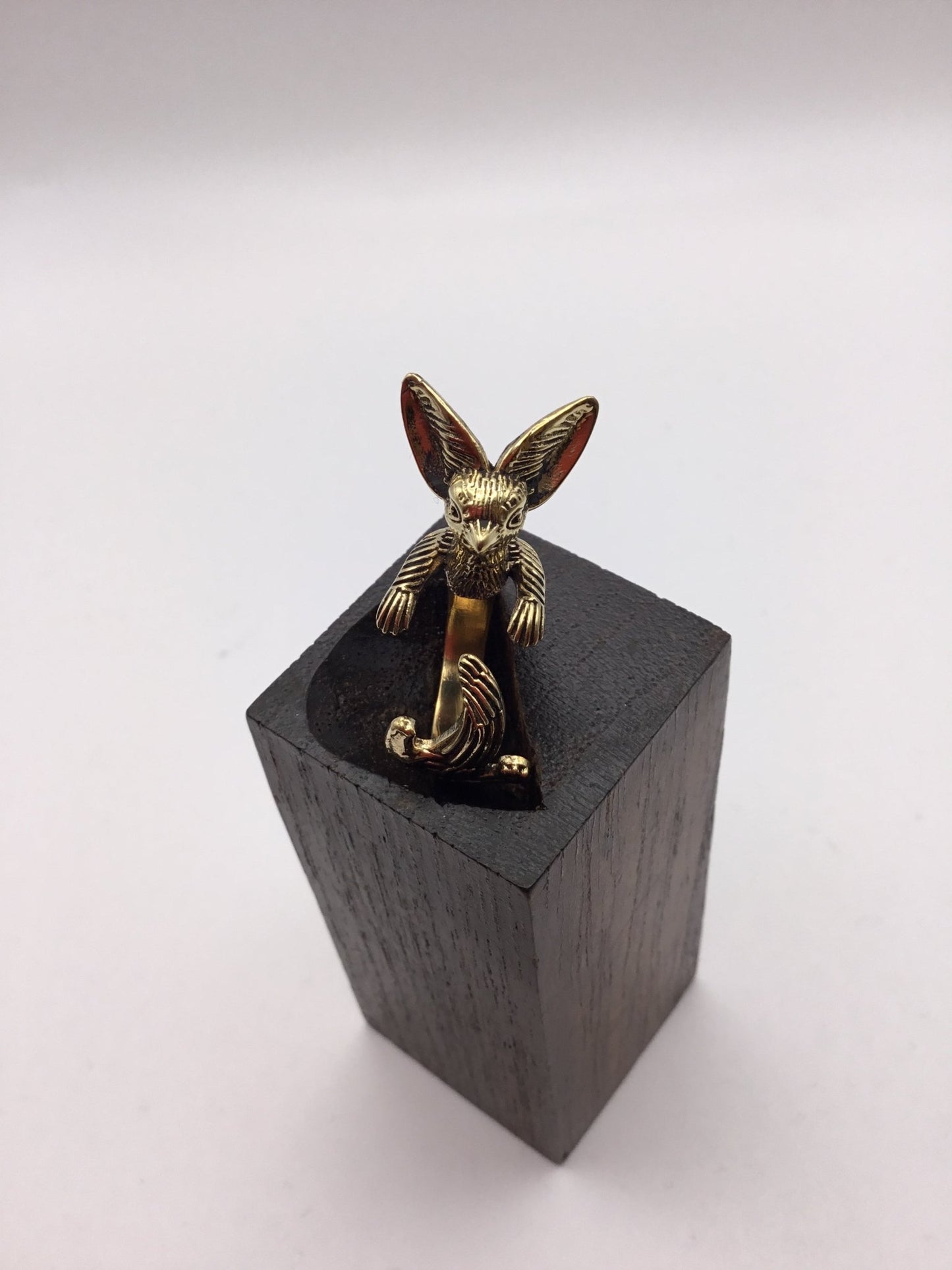 Foxy Ring: Brass and Silver Plated Brass - Violet Elizabeth - Jewellery