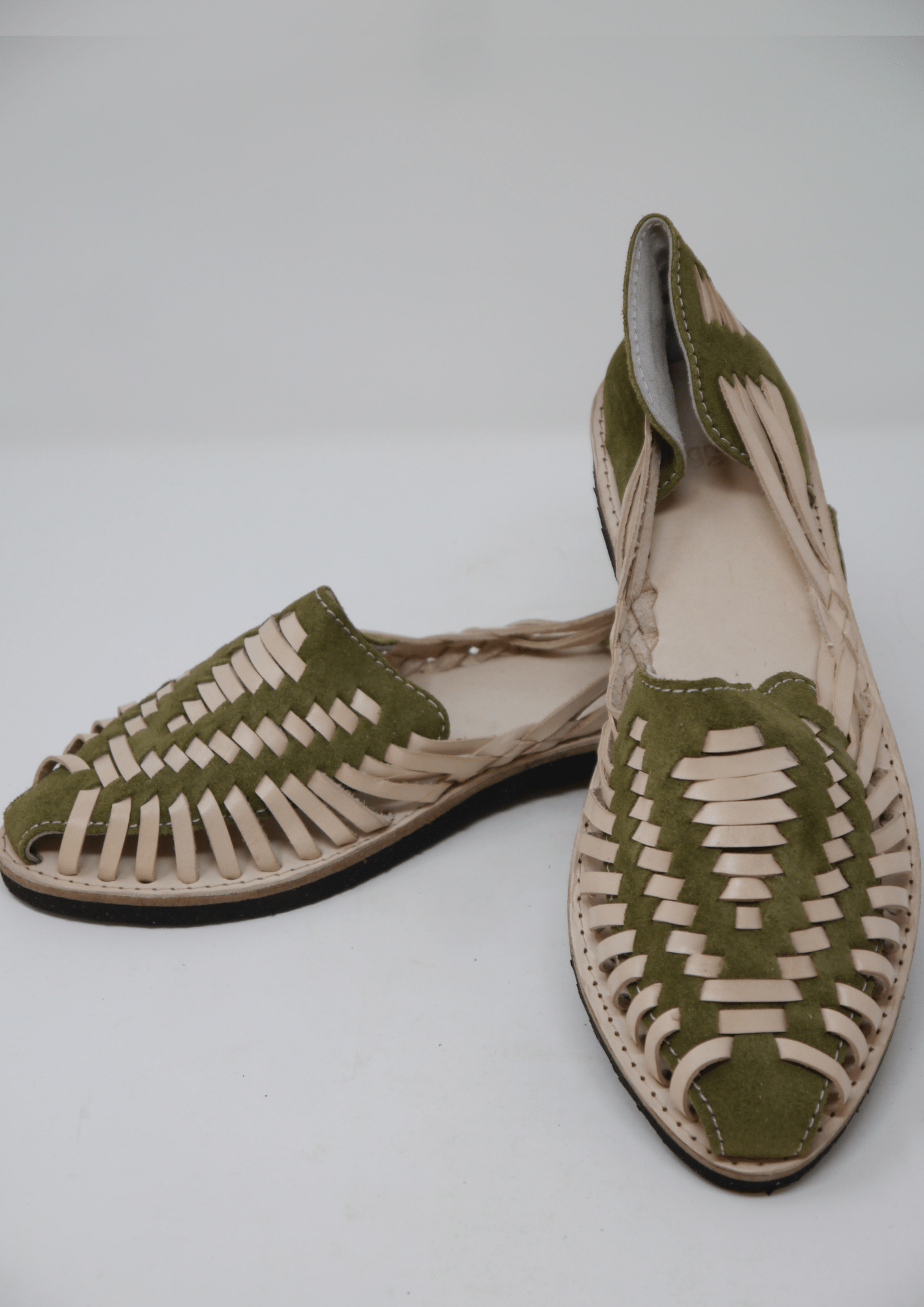 Huarache Green Shoes - Violet Elizabeth -