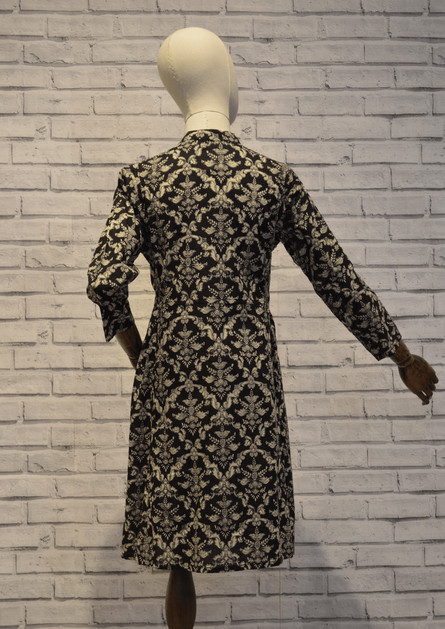 Long Kurta BLACK - Violet Elizabeth - Clothing