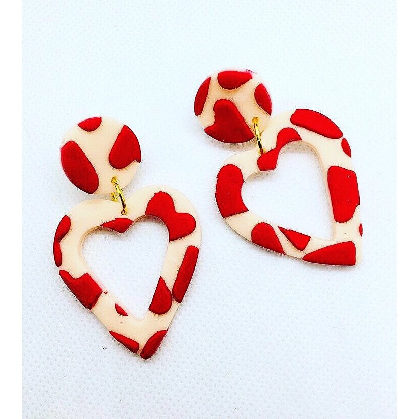 Love Heart: Large - Violet Elizabeth - Jewellery