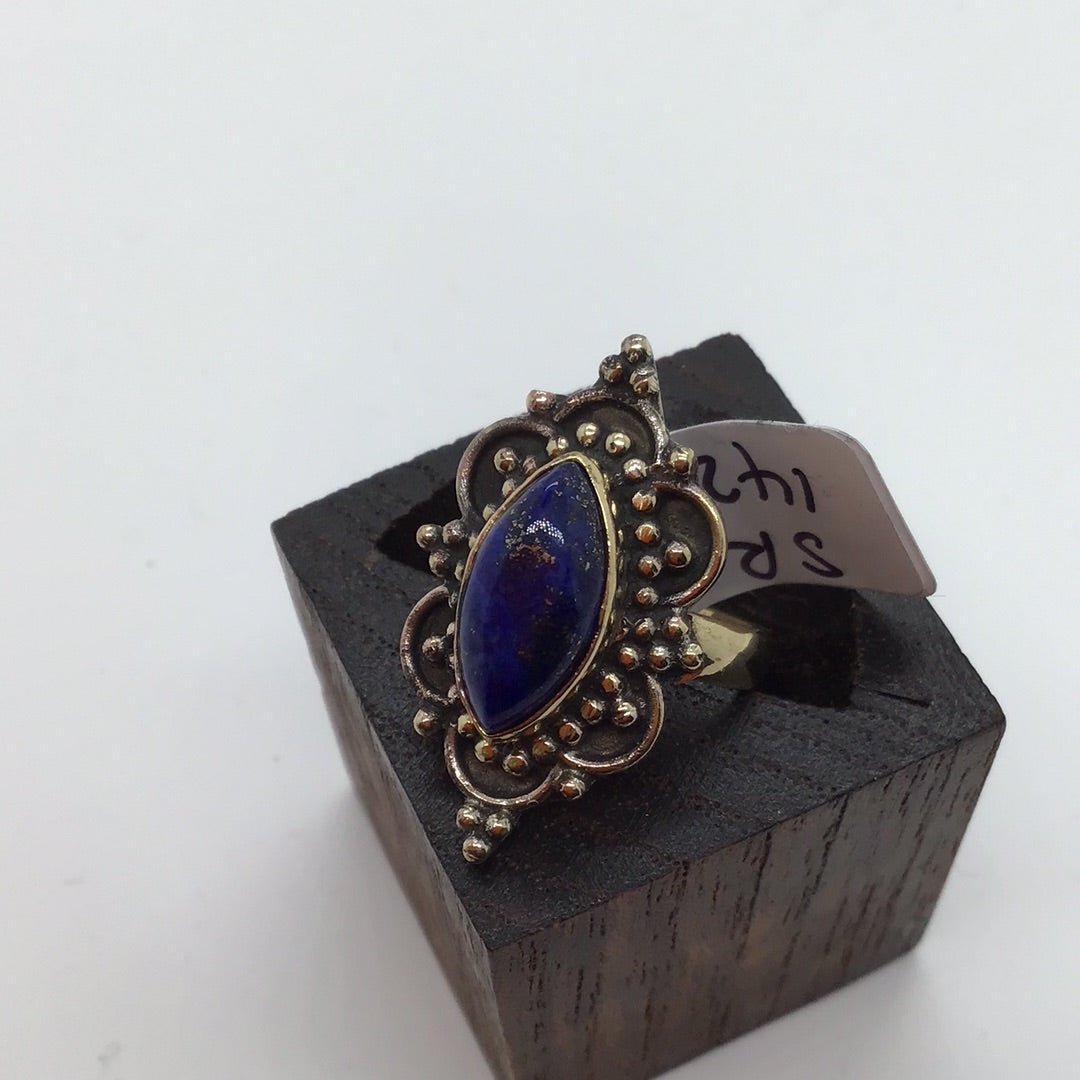 Ofilia Brass & silver Ring: Various Stones - Violet Elizabeth - Jewellery