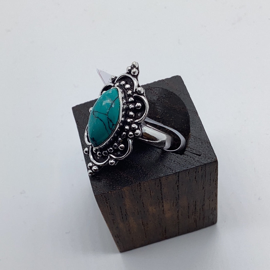 Ofilia Brass & silver Ring: Various Stones - Violet Elizabeth - Jewellery