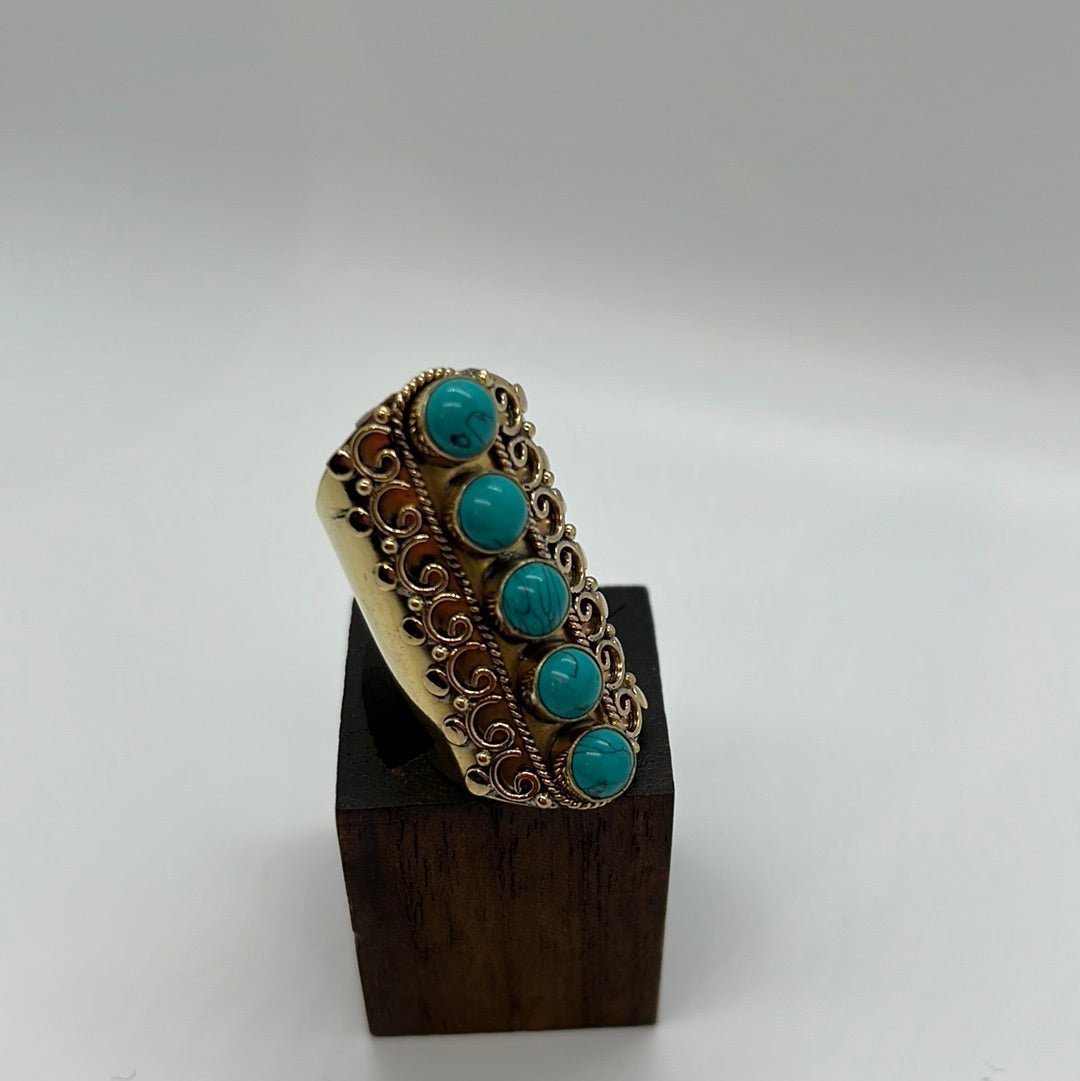 Quinque in brass - Violet Elizabeth - Jewellery