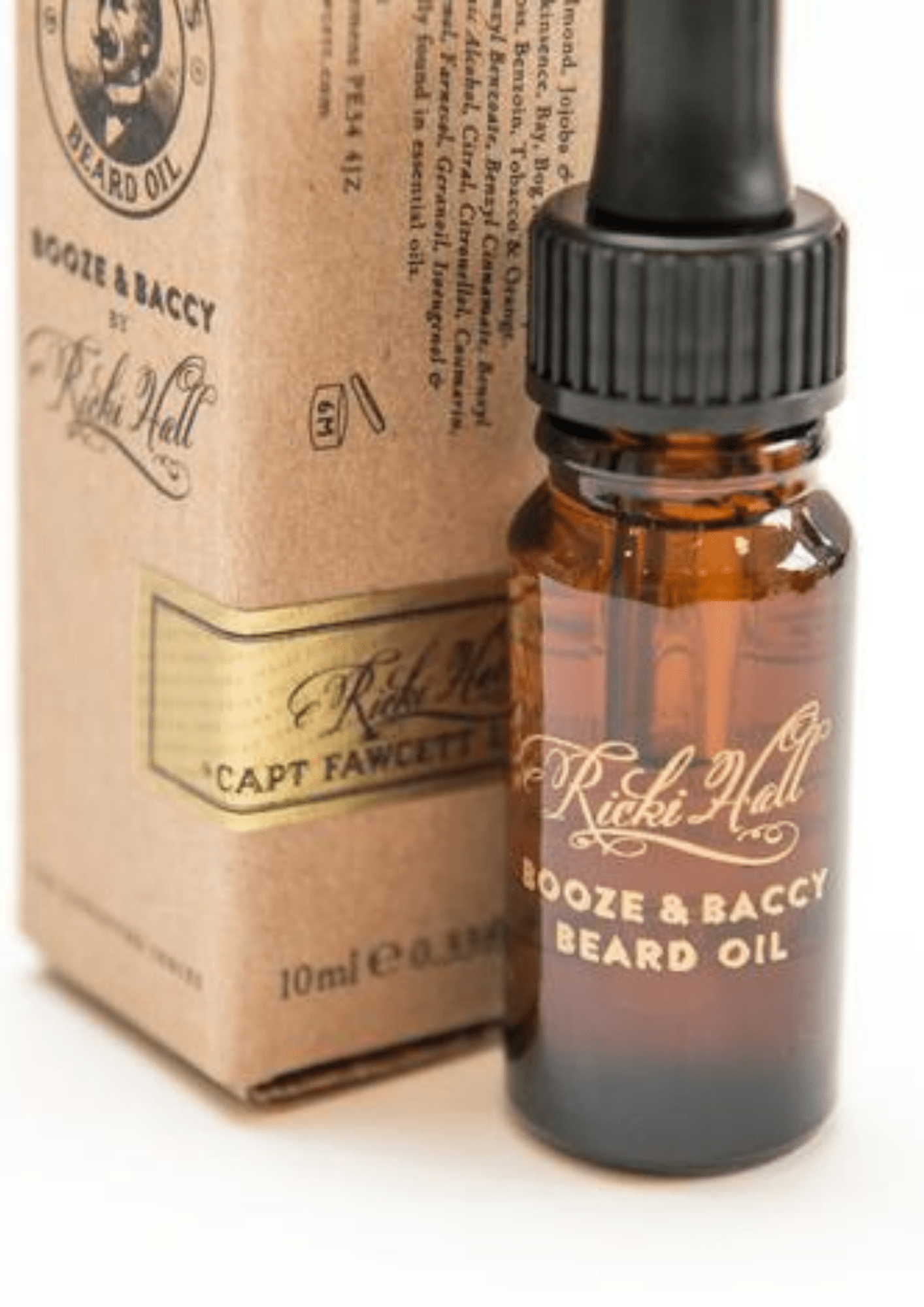 Ricki Hall's 'Booze & Baccy' Beard Oil 10ml Travel Sized - Violet Elizabeth -