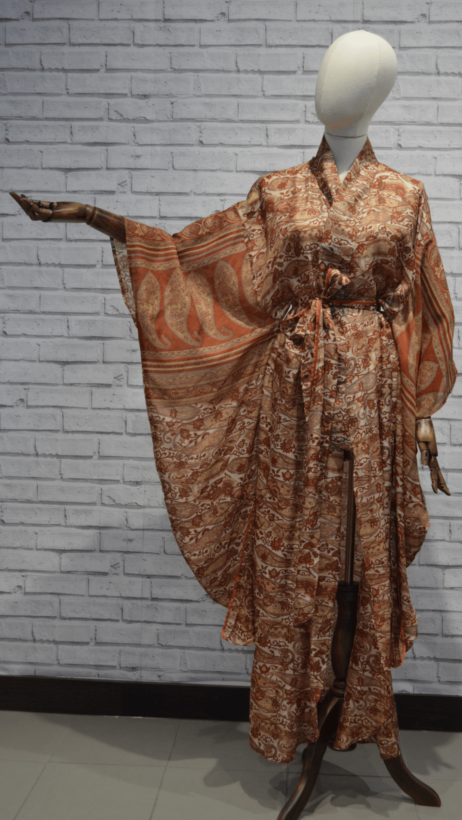 Rusty - Tipped Page kimono - Violet Elizabeth - Clothing