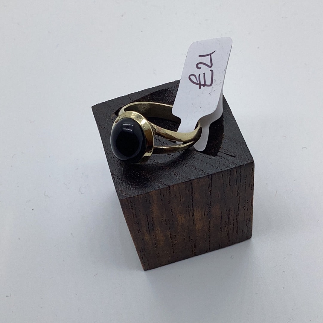 Simply Elegance Brass & silver Ring: Various Stones - Violet Elizabeth - Jewellery