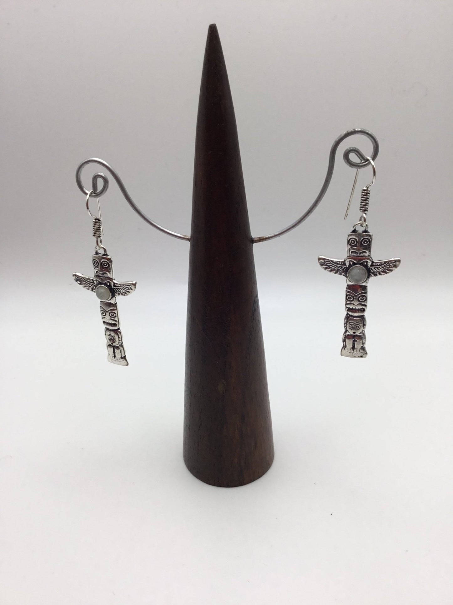 Totem Pole Brass earrings - Violet Elizabeth - Jewellery