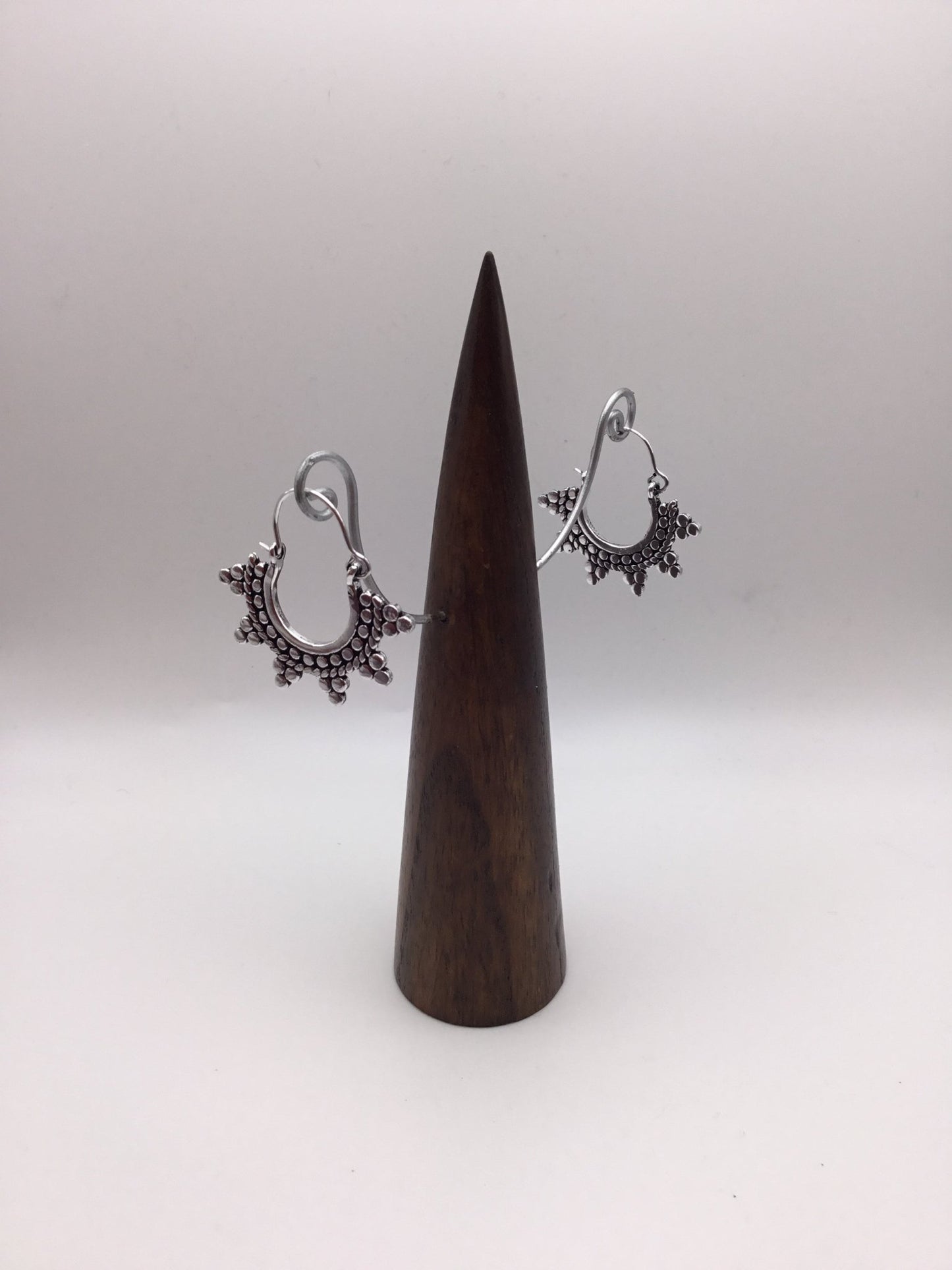 Tribal Brass Dot earrings - Violet Elizabeth - Jewellery