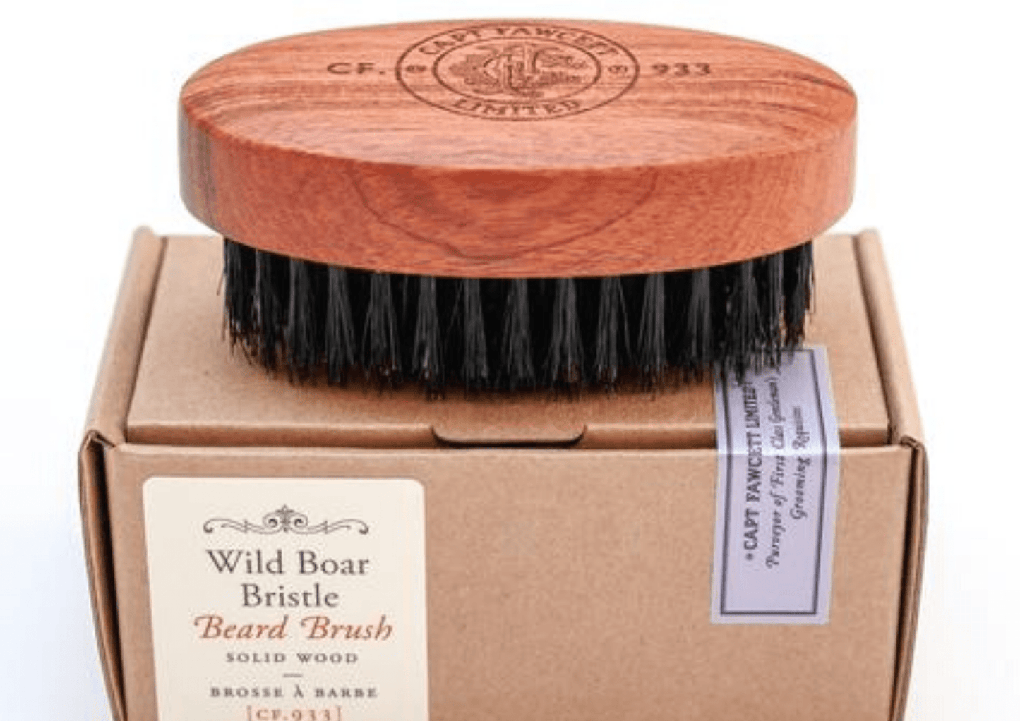 Wild Boar Beard Brush - Violet Elizabeth -