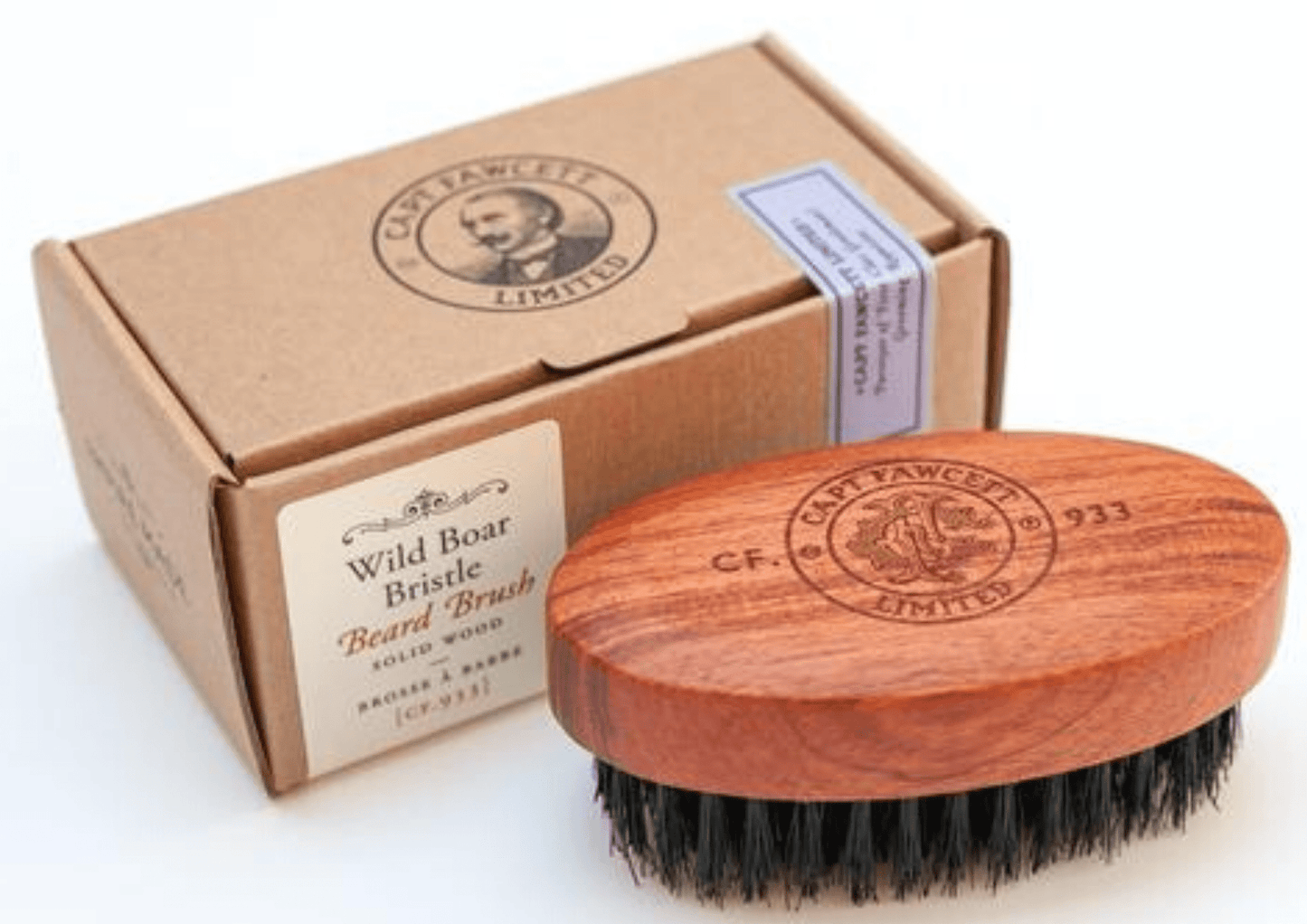Wild Boar Beard Brush - Violet Elizabeth -