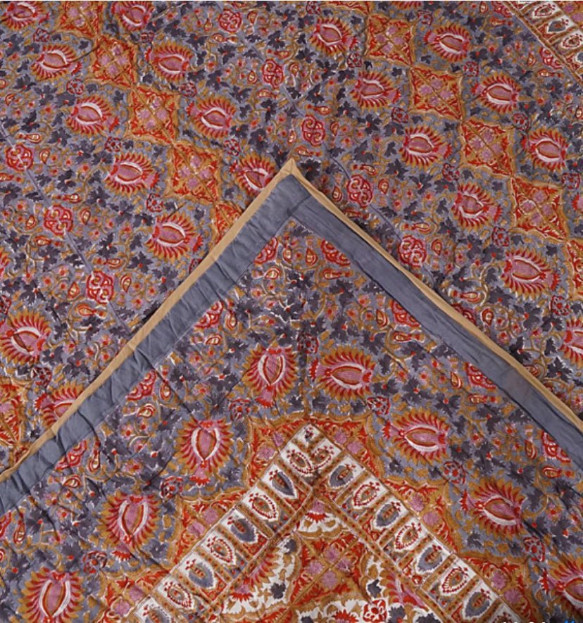 Block Printed Quilts - Violet Elizabeth