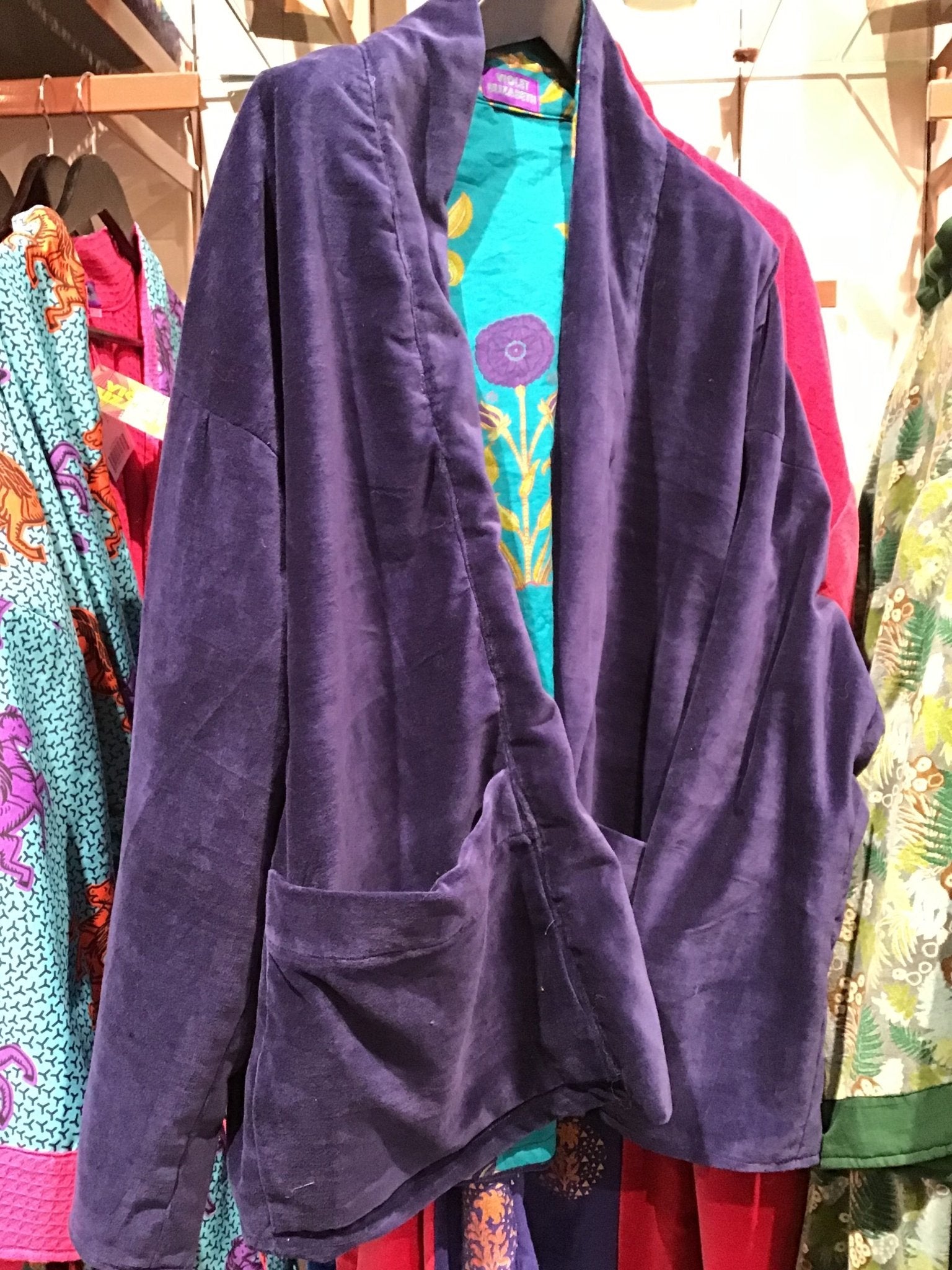 Velvet Jacket - Violet Elizabeth