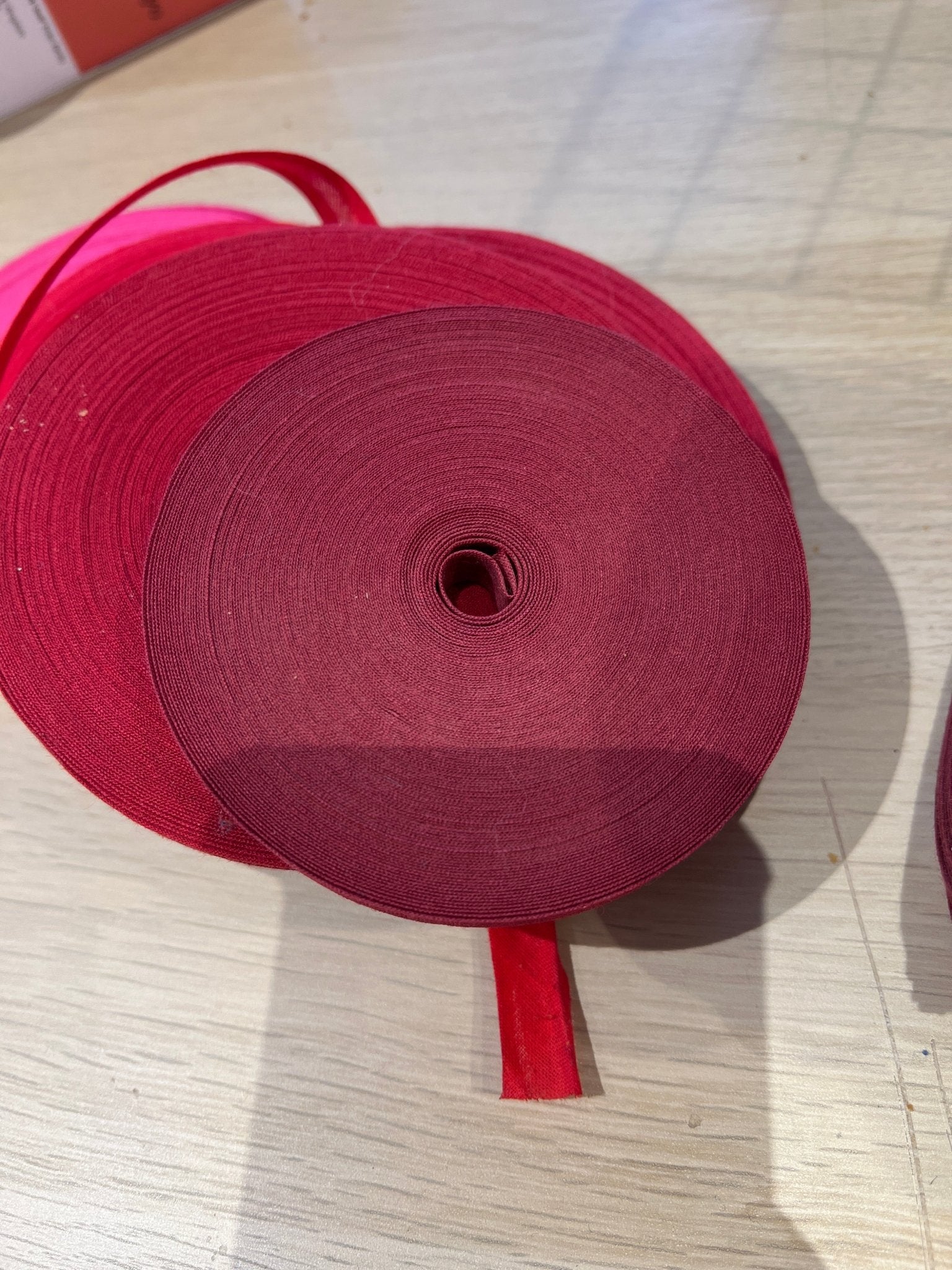 10mm 100%cotton bias binding - Violet Elizabeth - Haberdashery