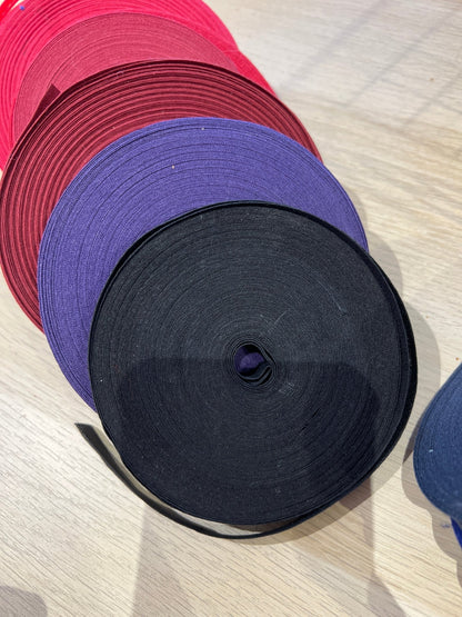 10mm 100%cotton bias binding - Violet Elizabeth - Haberdashery