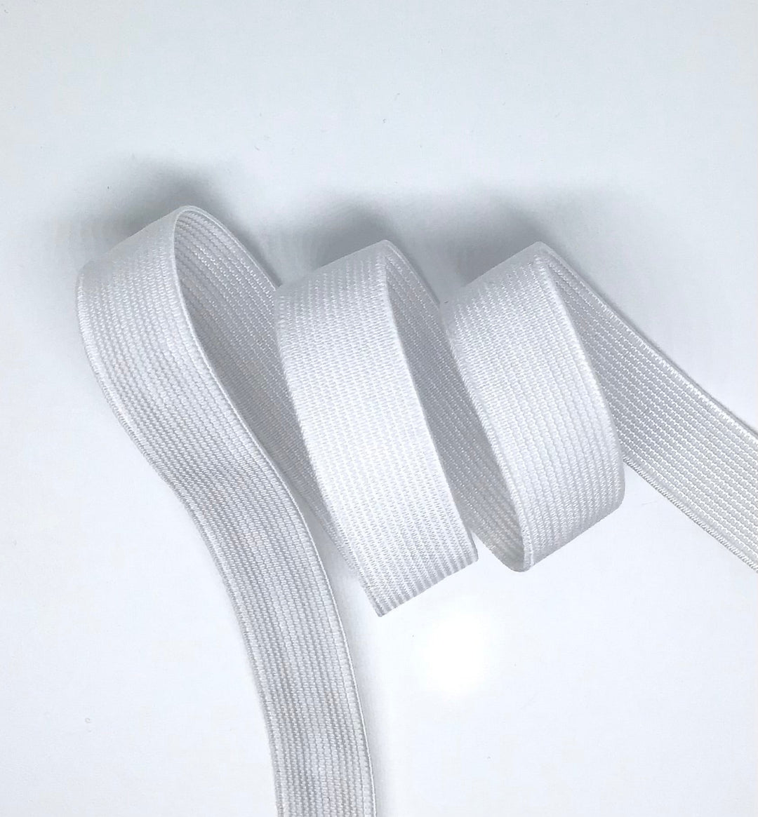 10mm elastic white' - Violet Elizabeth - Haberdashery