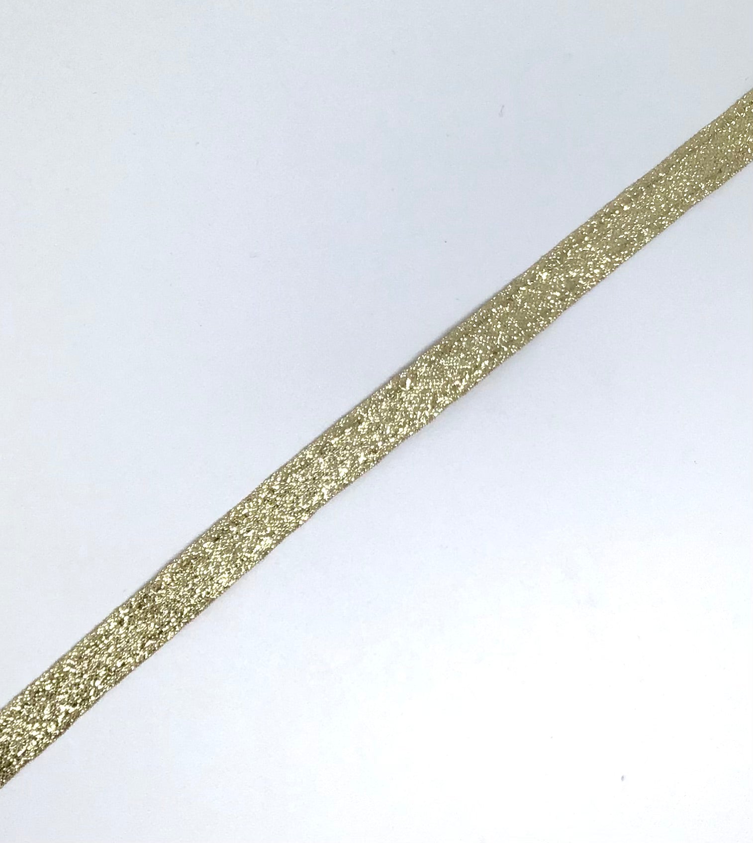 10mm gold metallic ribbon - Violet Elizabeth - Haberdashery