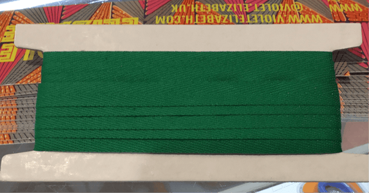 10mm green tape - Violet Elizabeth - Haberdashery