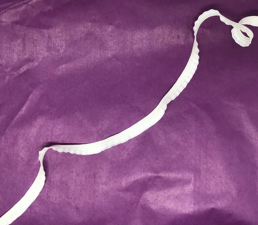 10mm Ivory Lingerie Elastic - Violet Elizabeth - Haberdashery